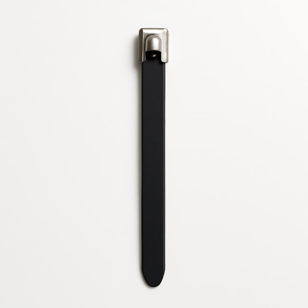 Stainless Steel Ball-Lock Cable Tie, Full Coated, 150 mm x 4.6 mm — illustrative AI-generated image