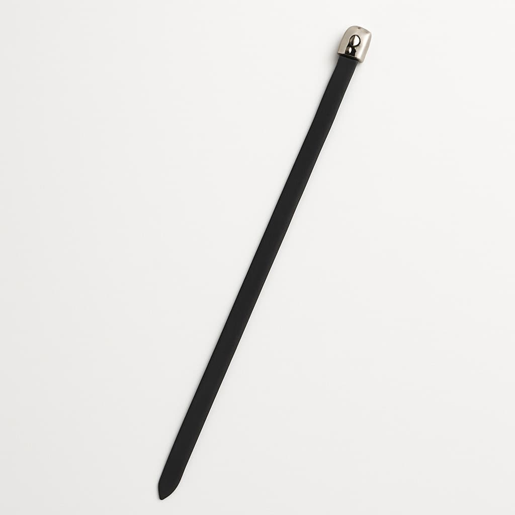 Stainless Steel Ball-Lock Cable Tie, Full Coated, 450 mm x 7.9 mm — illustrative AI-generated image