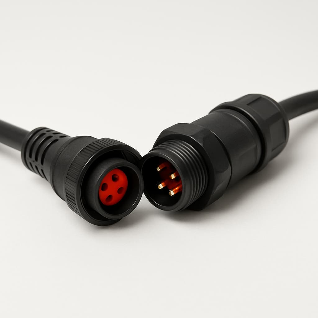 WP-09 Waterproof Connector Set — illustrative AI-generated image