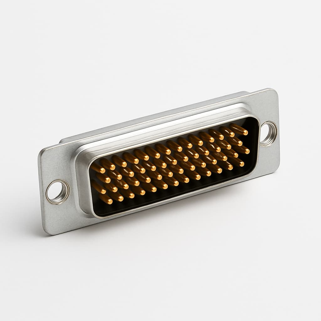 Molex / FCT FDZ37PG2S SUBD Connector — illustrative AI-generated image
