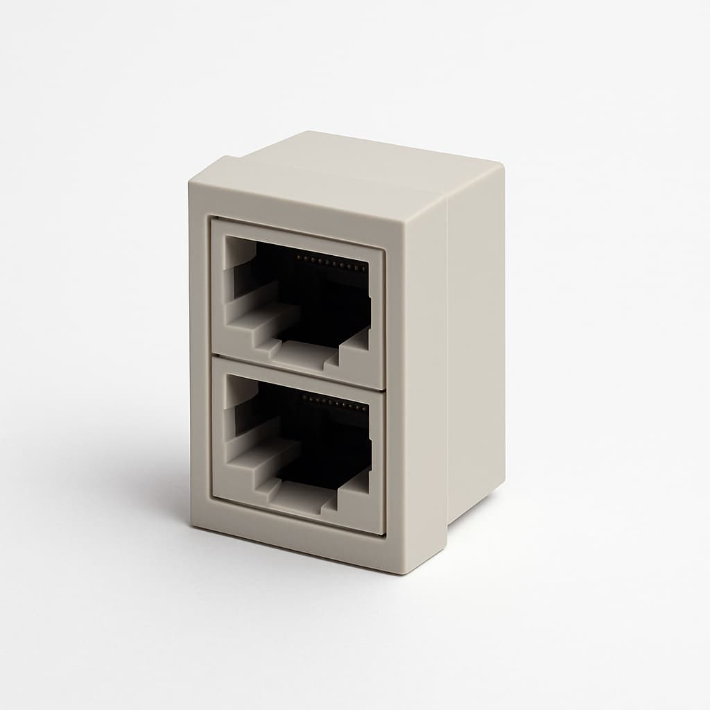 Telegartner J00029A3001 AMJ-S Module 2G Cat.6A(IEC) T568B — illustrative AI-generated image