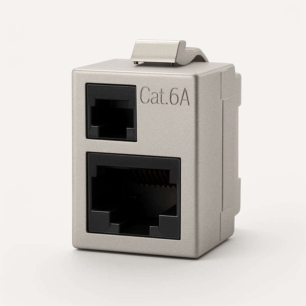 Telegartner J00029A3111 AMJ-S Module 2G Cat.6A(IEC) T568B — illustrative AI-generated image