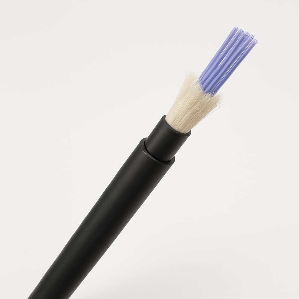 Telegartner L08021D0303 Outdoor Cable A-DQ(ZN)B2Y 1x8G50/125 OM4 — illustrative AI-generated image