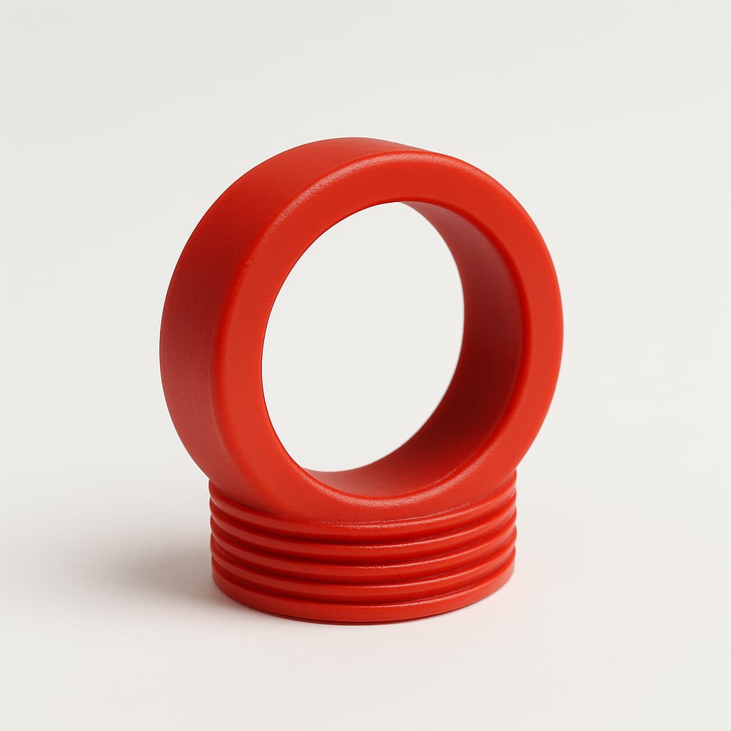 GMF.3K.265.RR Ring for Bend Relief, Red — illustrative AI-generated image