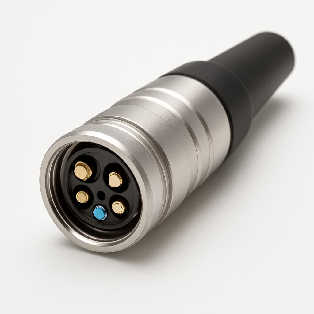 FUW.3K.93C.TLEC96 Straight Plug — illustrative AI-generated image