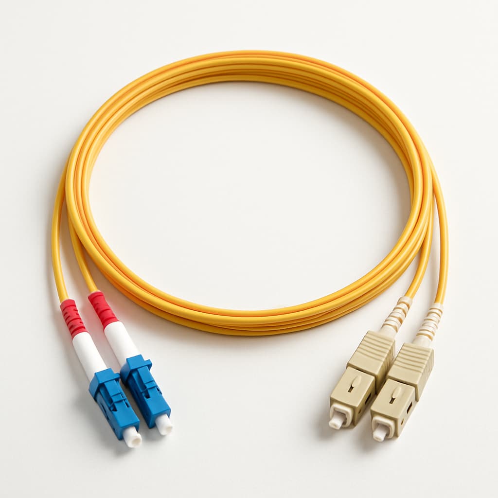 EO400-377M-2mtr FO Cord LC-SC Duplex — illustrative AI-generated image