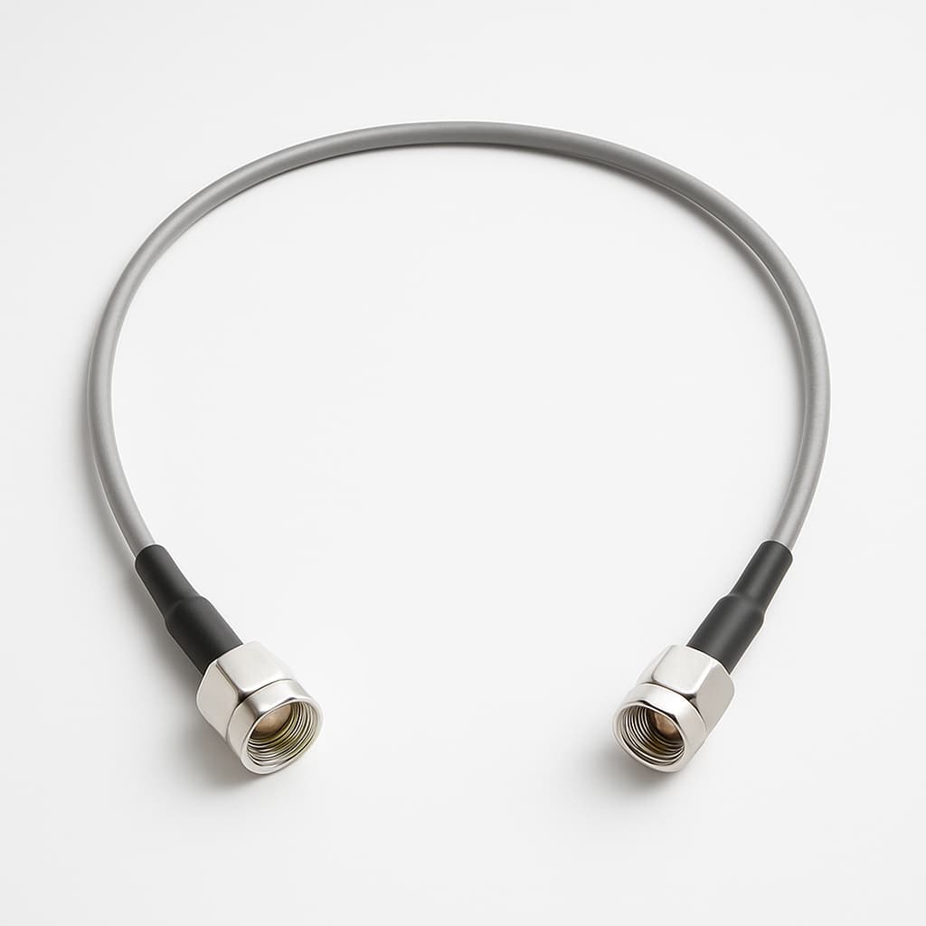 Telegartner L09999C4152 Semi-Flex .85 Cable Assembly, 30cm — illustrative AI-generated image