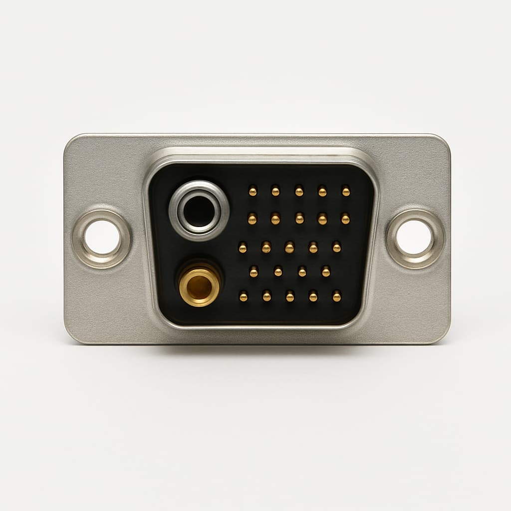 MOLEX / FCT FM43W2P1-0982 D-Sub Mixed Layout — illustrative AI-generated image