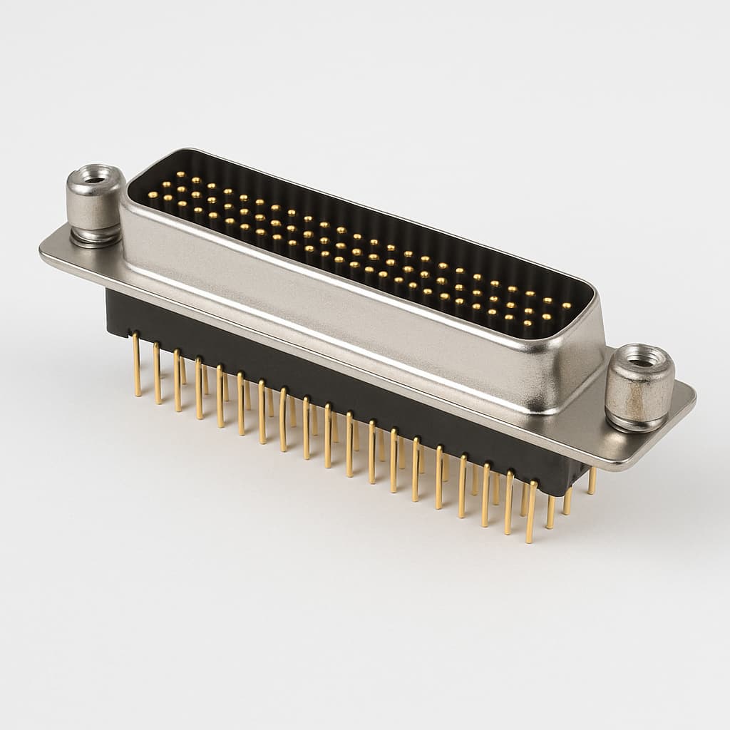 FH50P22G2-0903 D-SUB 50P Male PCB Connector — illustrative AI-generated image