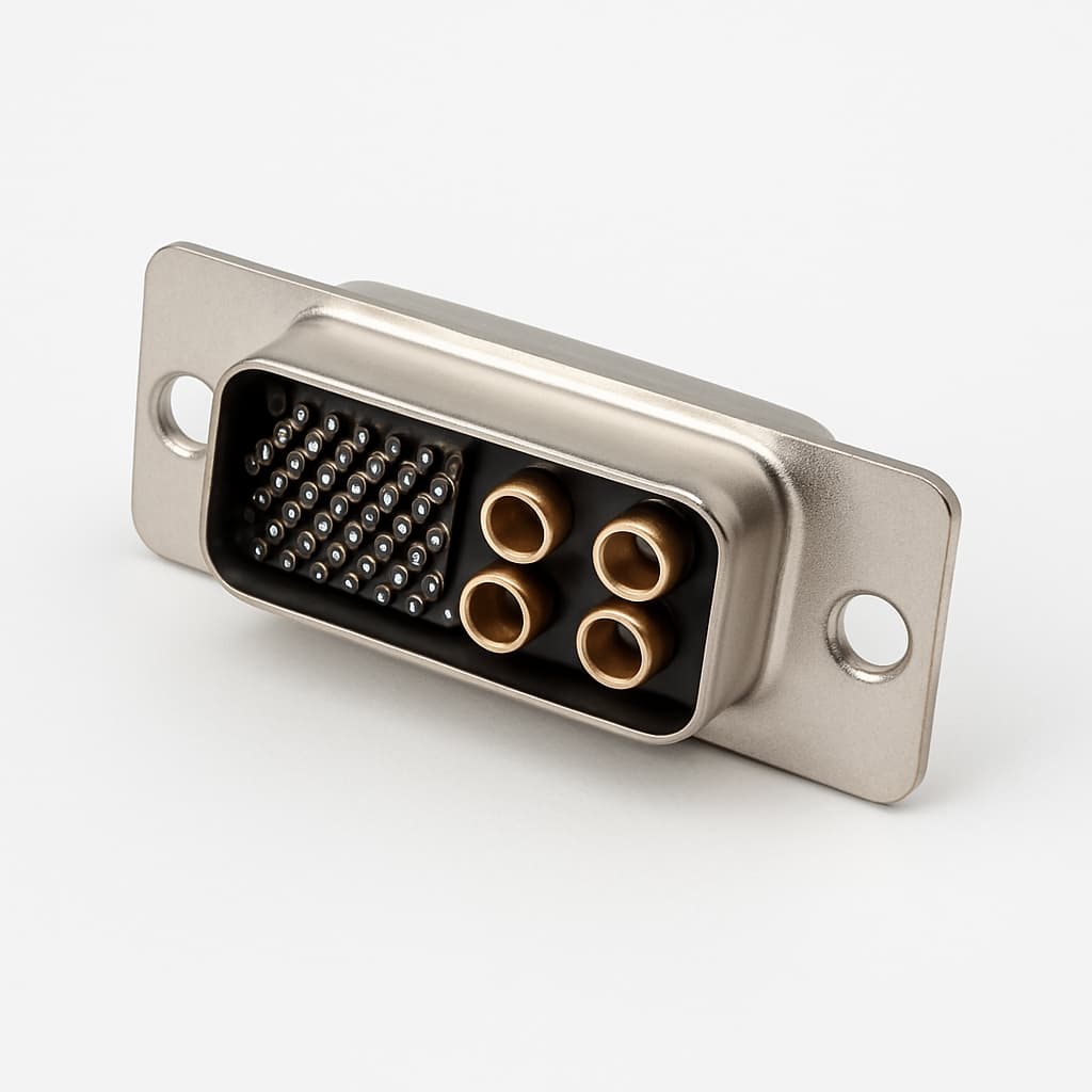 Molex / FCT FLW36W4S7-K121 D-Sub 36W4 Crimp Connector — illustrative AI-generated image