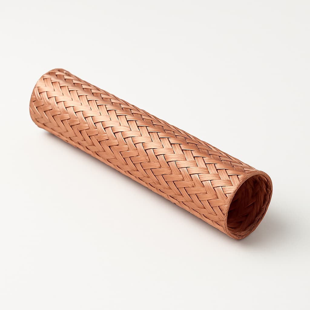 Braided Copper Sleeve 101-12.5mm — illustrative AI-generated image