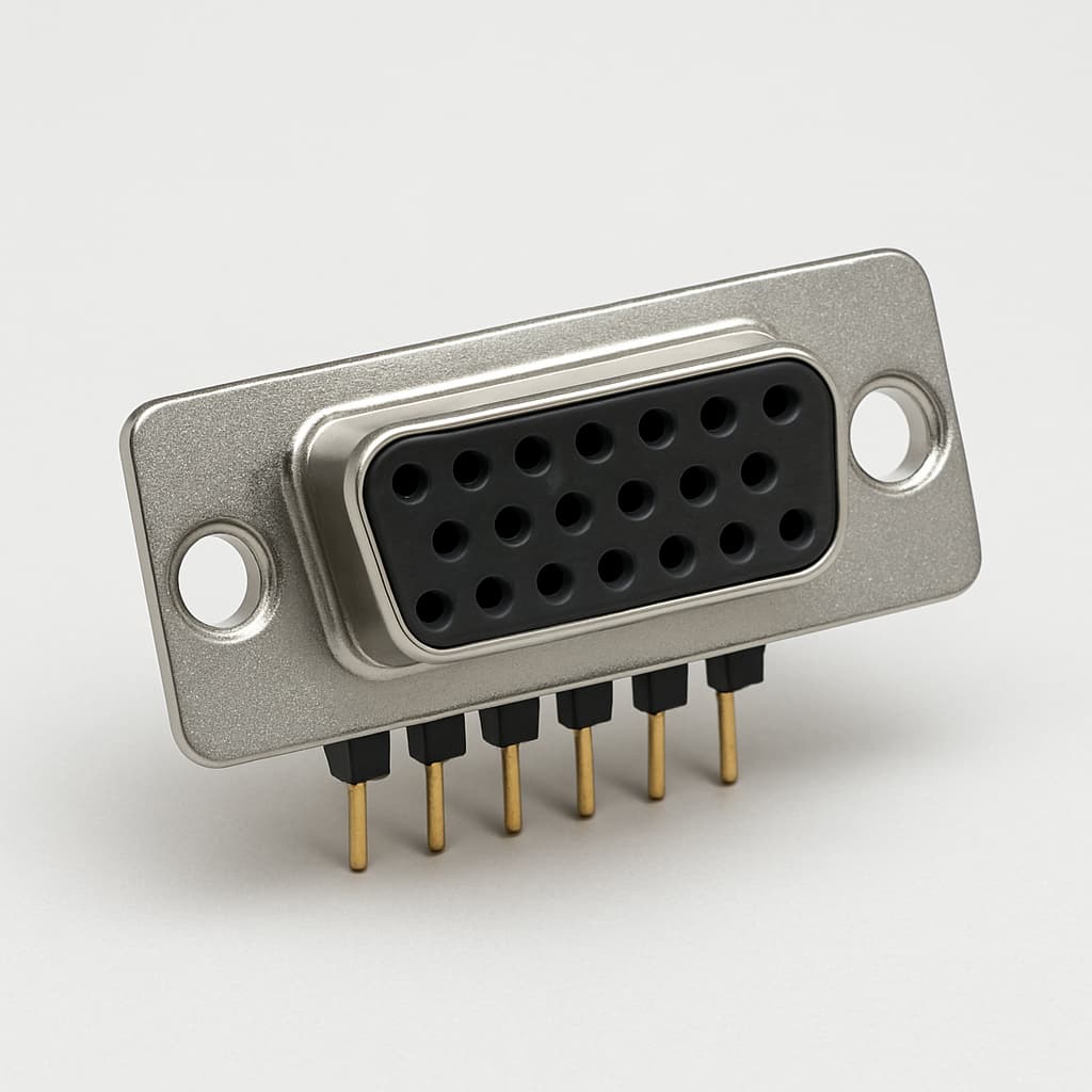 Molex / FCT FH25S22G2-0903 D-Sub 25P Female PCB Connector — illustrative AI-generated image