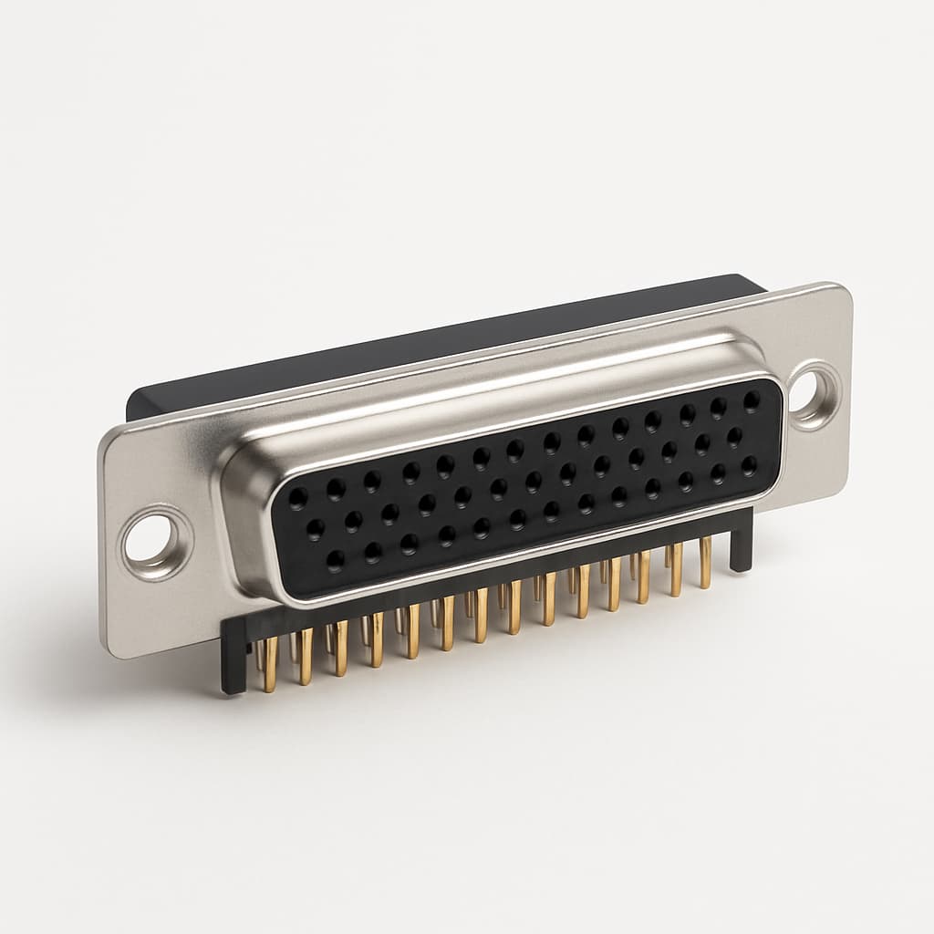 FH37S22G2-0903 D-SUB 37P Female PCB Connector — illustrative AI-generated image