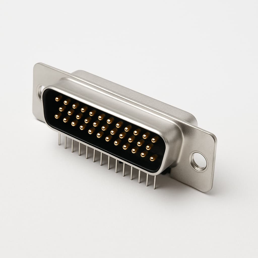 FH37P22G2-0903 D-Sub 37P Male PCB Connector — illustrative AI-generated image