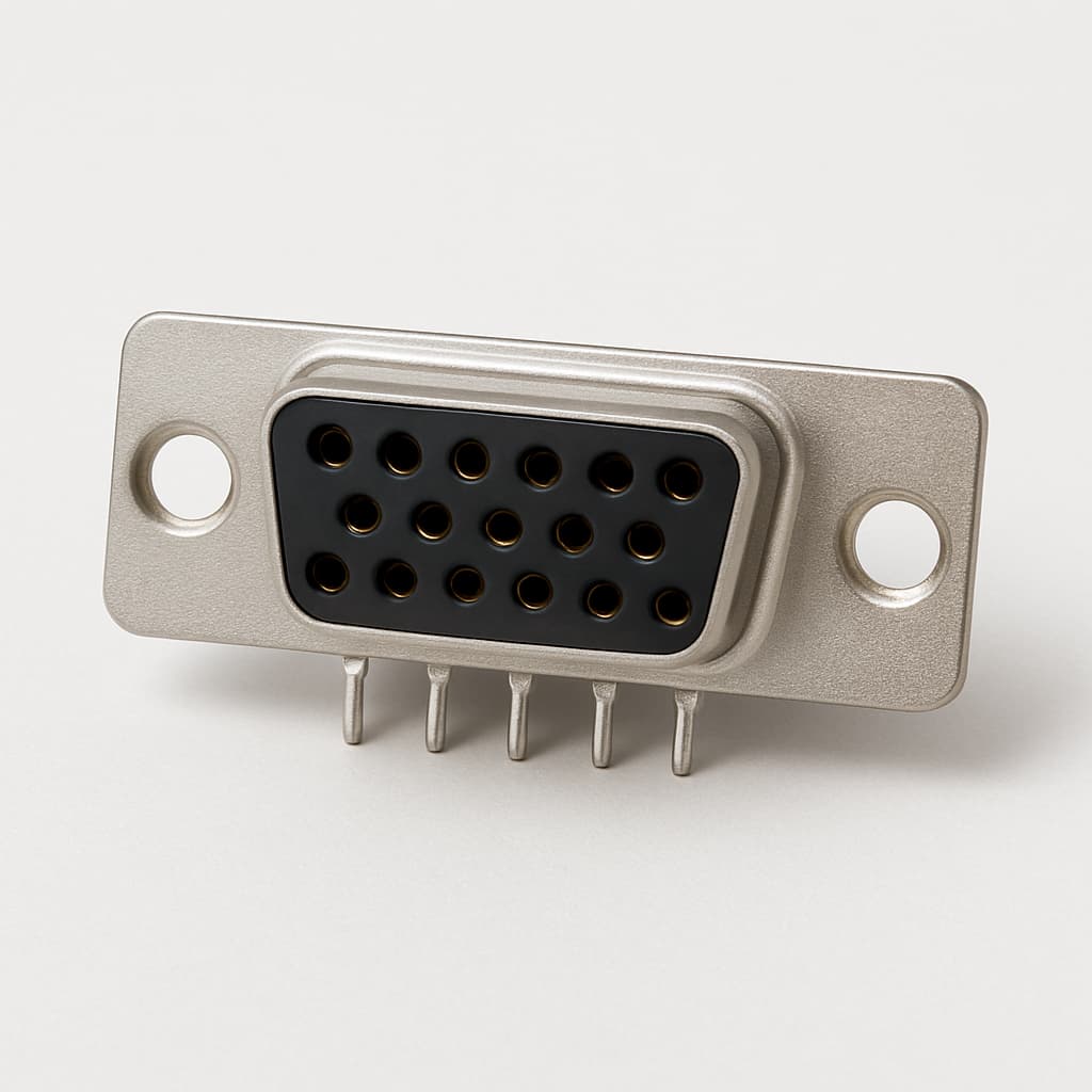 Molex / FCT 1731130234 (CT09-15S1-0981) HD D-Sub Receptacle — illustrative AI-generated image