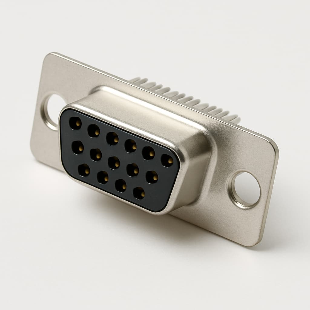 Molex / FCT 1731130162 (CT09-15S1-1209) HD D-Sub Receptacle — illustrative AI-generated image
