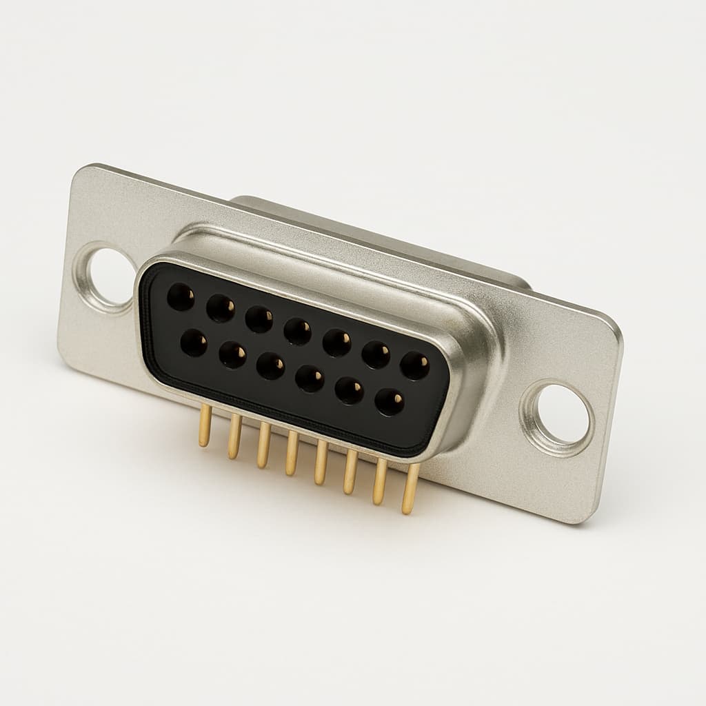 Molex / FCT 1731130197 (CT09-15S1-1250) D-Sub Receptacle — illustrative AI-generated image