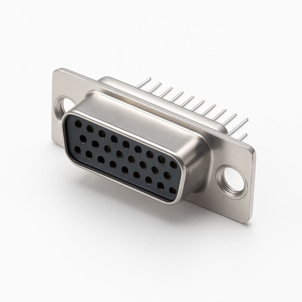 Molex / FCT 1731130168 HD D-Sub PC Plug — illustrative AI-generated image
