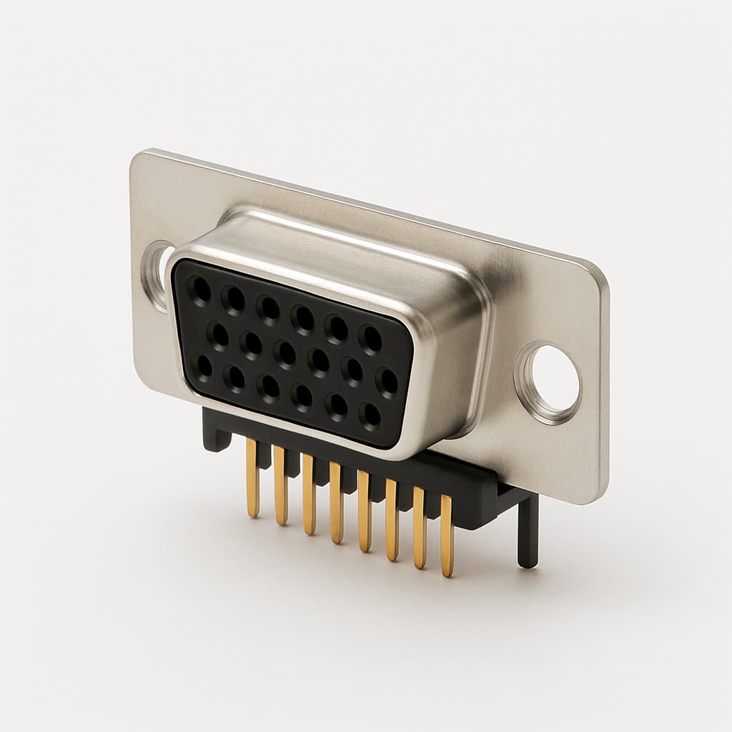 Molex / FCT 1731130112 (CT15-26S1-2304) HD D-Sub Receptacle — illustrative AI-generated image