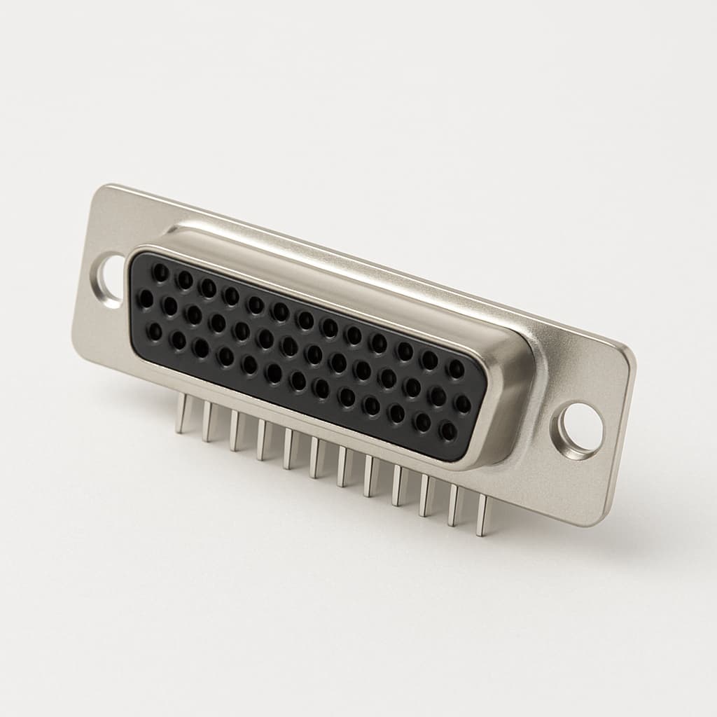 Molex / FCT 1731130093 (CT25-44S1-0982) HD D-Sub Receptacle — illustrative AI-generated image