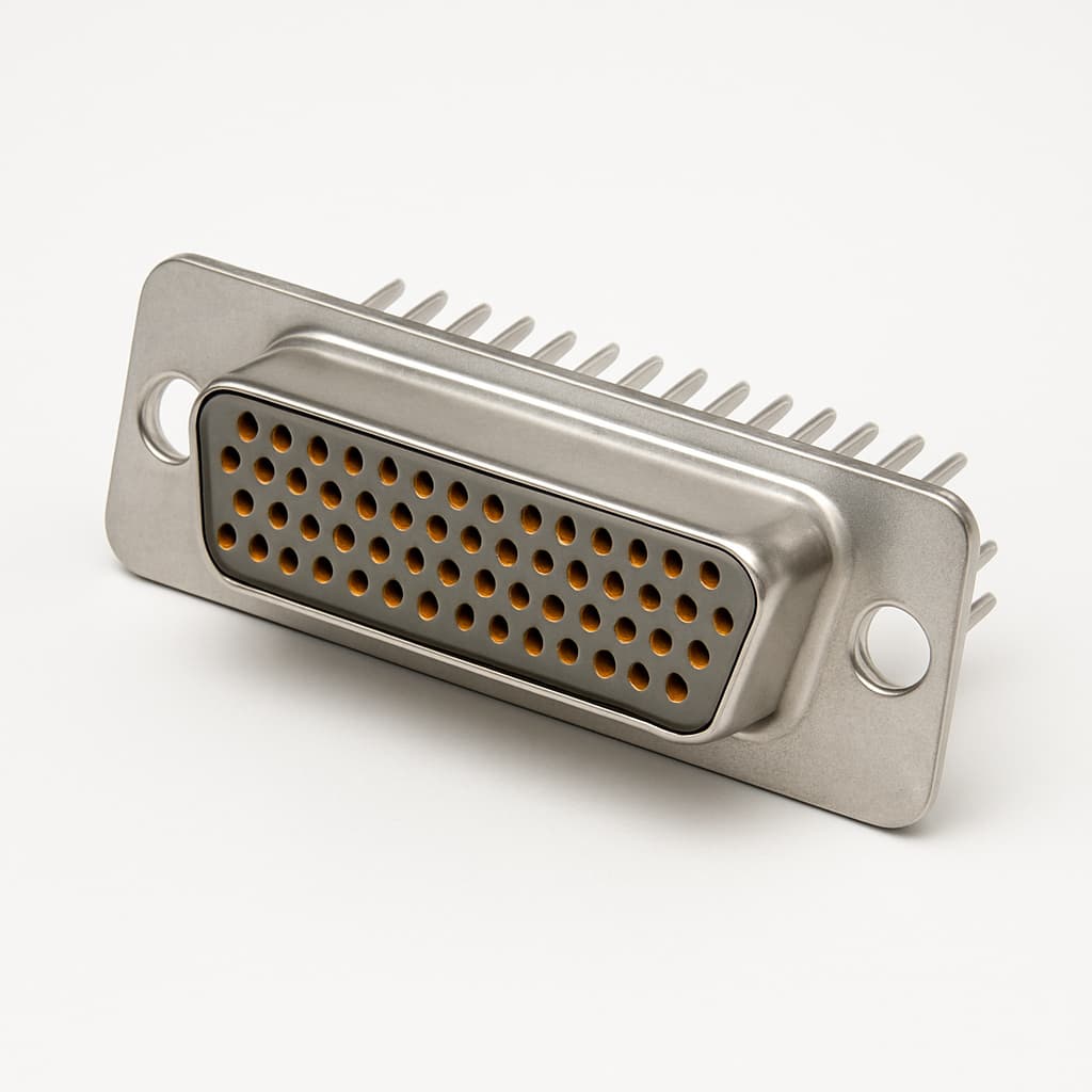 Molex / FCT 1731130094 HD D-Sub Receptacle — illustrative AI-generated image