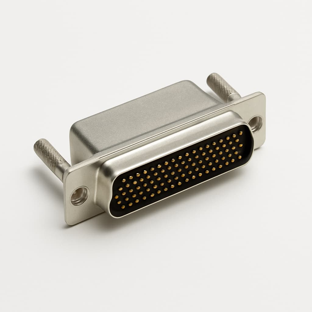 Molex / FCT 1731130091 (CT50-78P1-0982) HD D-Sub Plug — illustrative AI-generated image