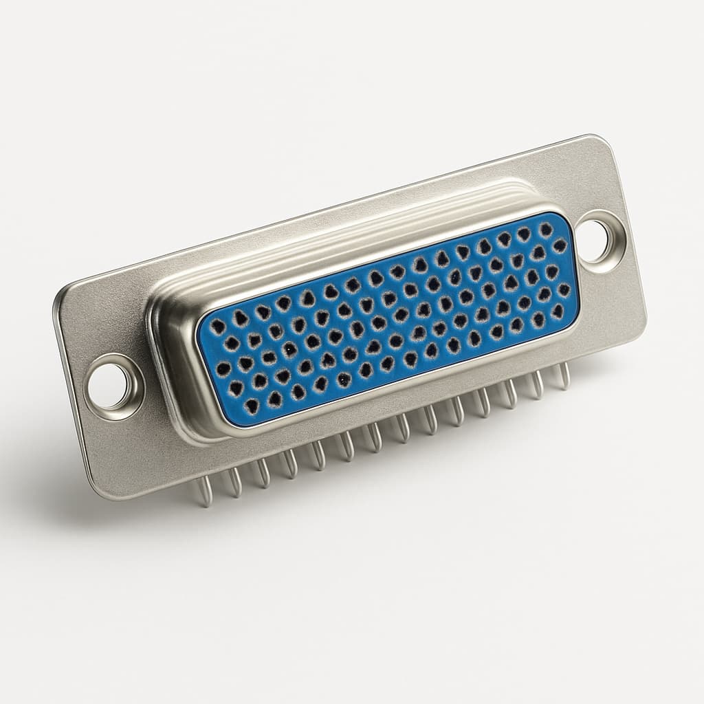 Molex / FCT 1731130238 (CT50-78S1-0981) HD D-SUB Receptacle — illustrative AI-generated image