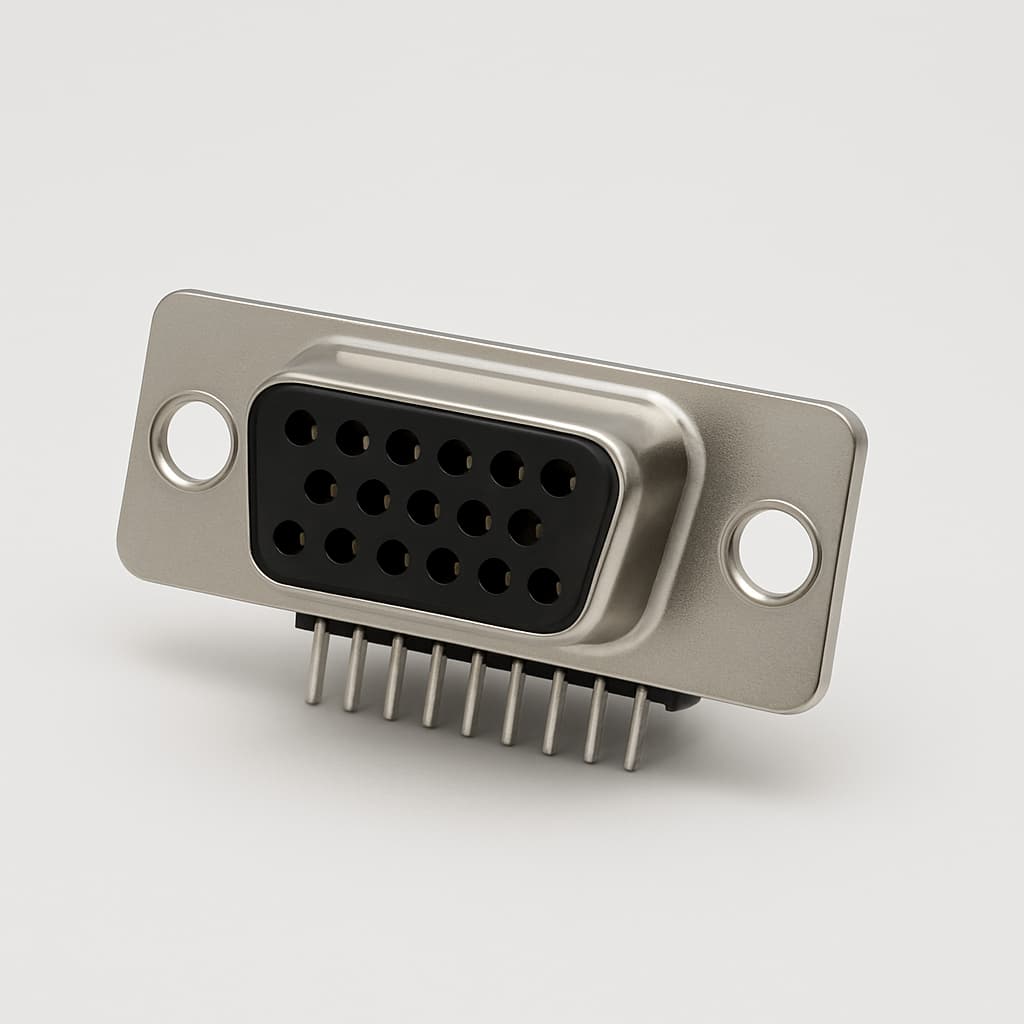 Molex / FCT 1731130114 HD D-Sub Receptacle 15 — illustrative AI-generated image