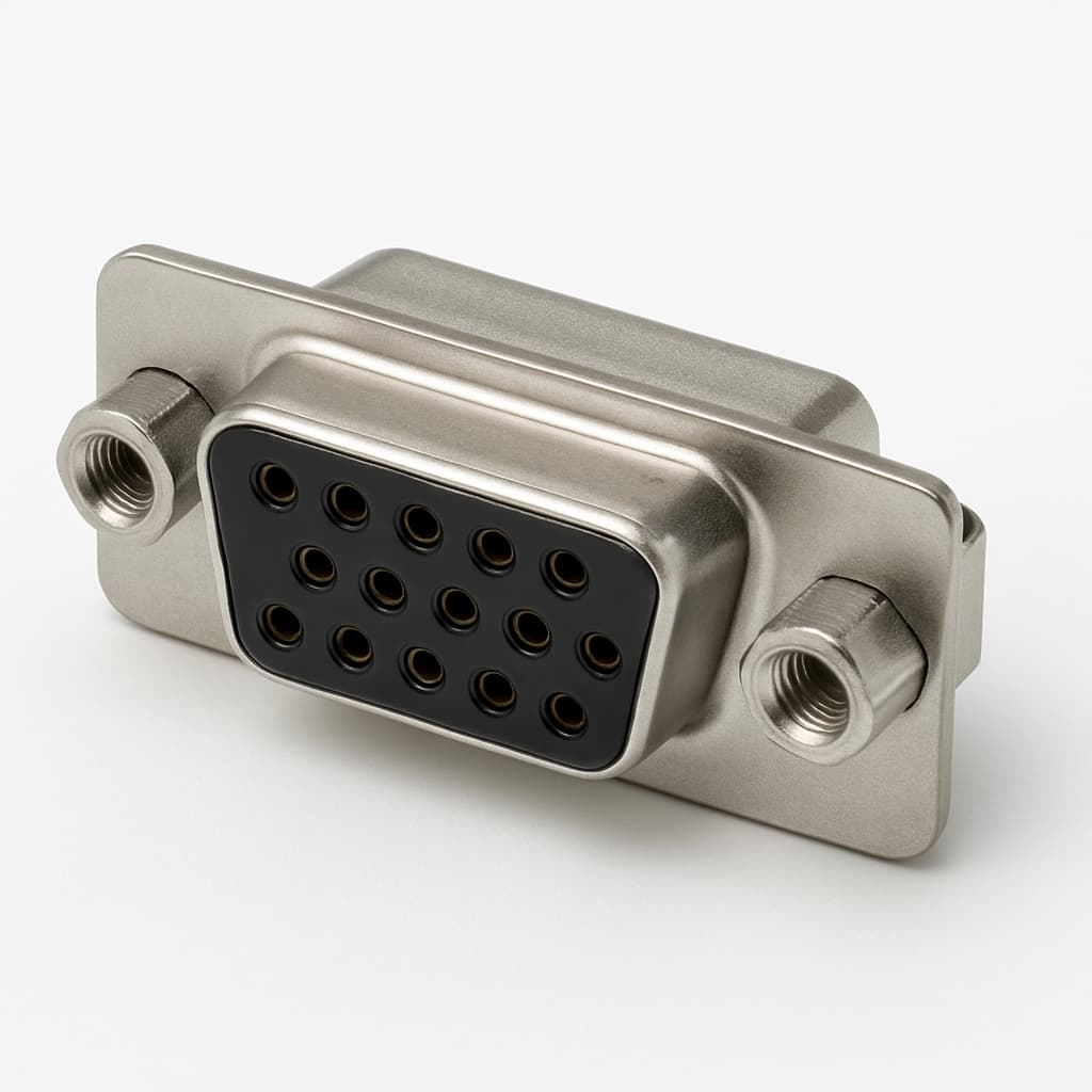 Molex / FCT 1731130178 (CTT09-15S-K121) HD D-Sub SDR Connector — illustrative AI-generated image
