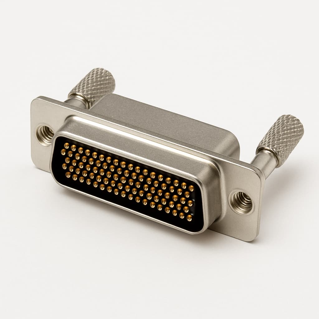 Molex / FCT 1731130136 (ET50-78P) HD D-Sub SDR Plug — illustrative AI-generated image