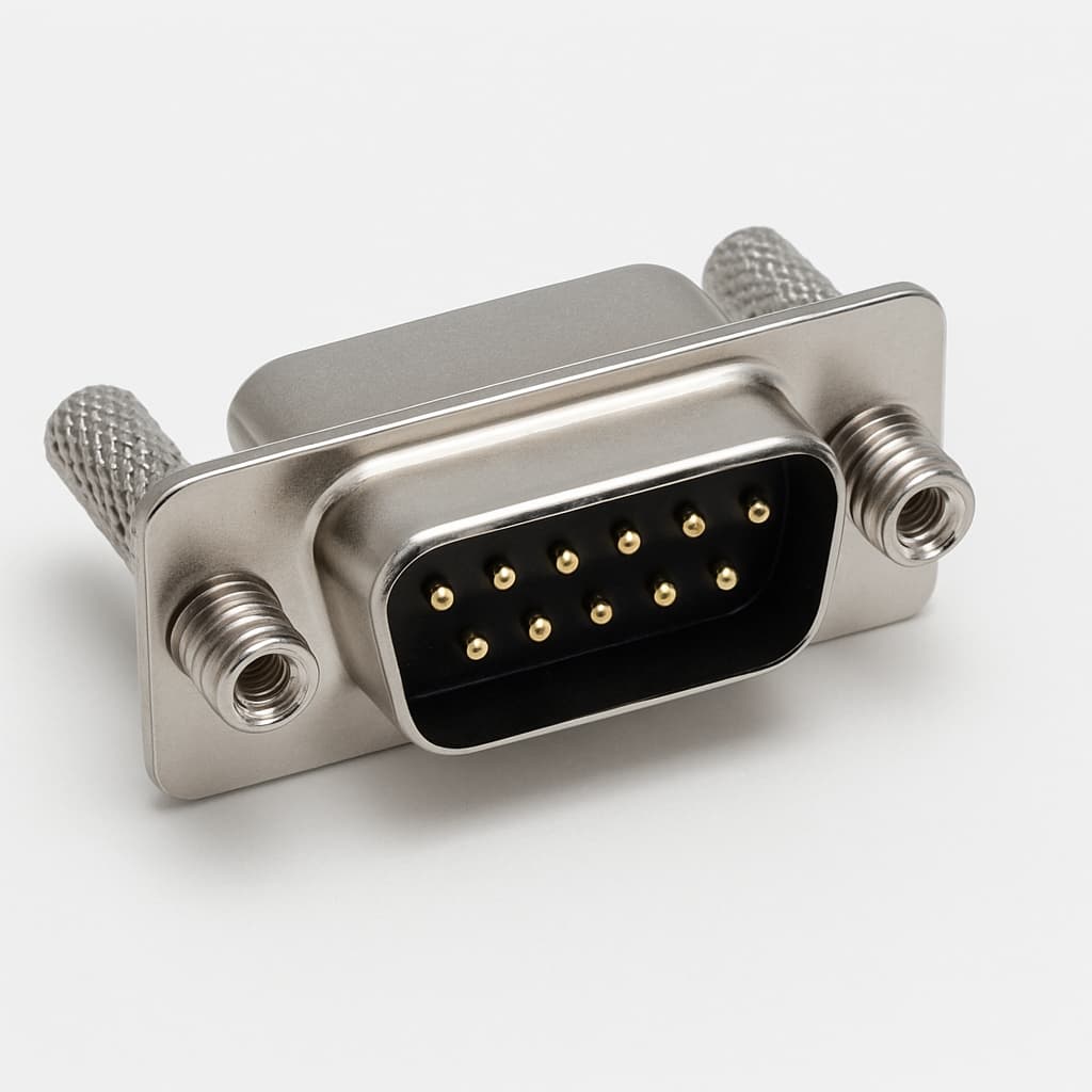 Molex / FCT 1731130147 (F09-15P0G0-0008) HD D-Sub SDR Plug, 15 Pin — illustrative AI-generated image