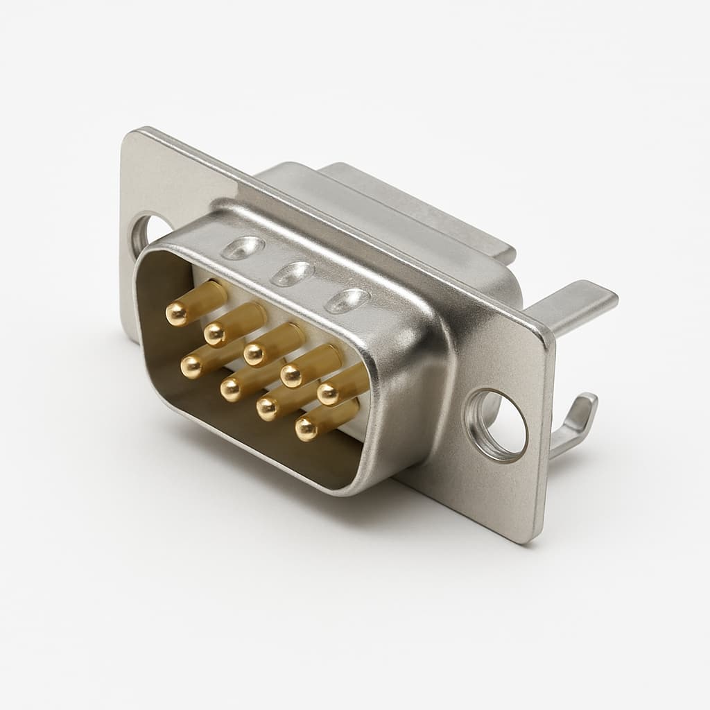 Molex / FCT 1731090868 D-Sub Plug — illustrative AI-generated image