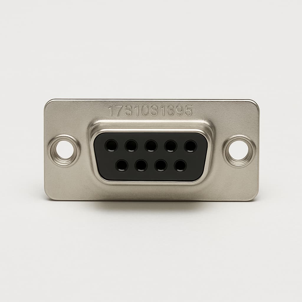 Molex / FCT 1731091895 (F09P5G1A-1002) D-SUB — illustrative AI-generated image
