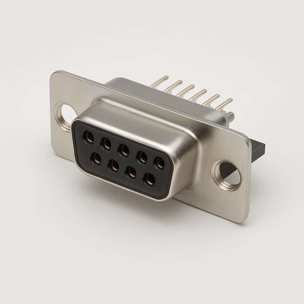 Molex / FCT 1731090529 (F09S12G2-0912) D-Sub Receptacle — illustrative AI-generated image