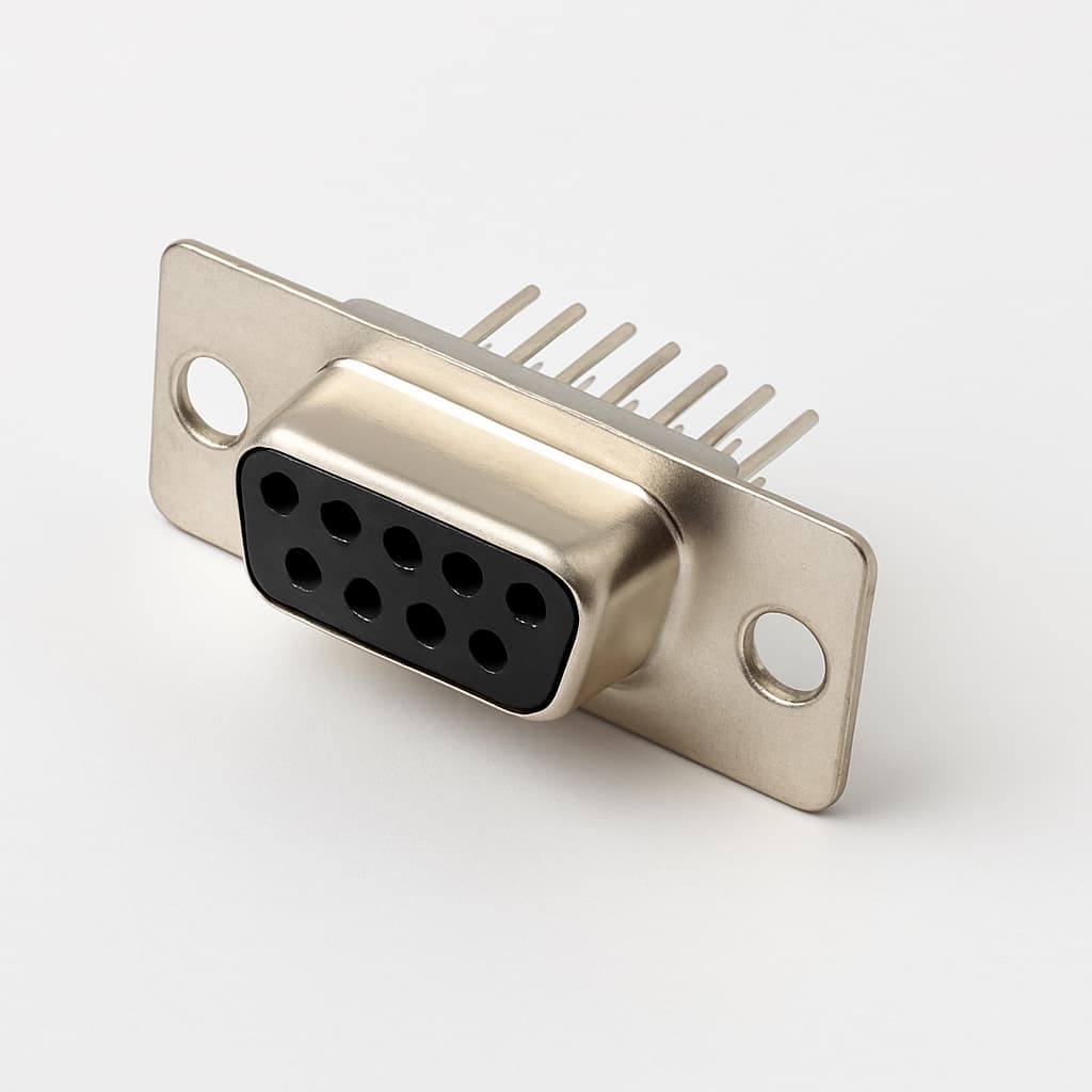 Molex / FCT 1731090307 (F09S1G1-0537) D-Sub PC Receptacle — illustrative AI-generated image