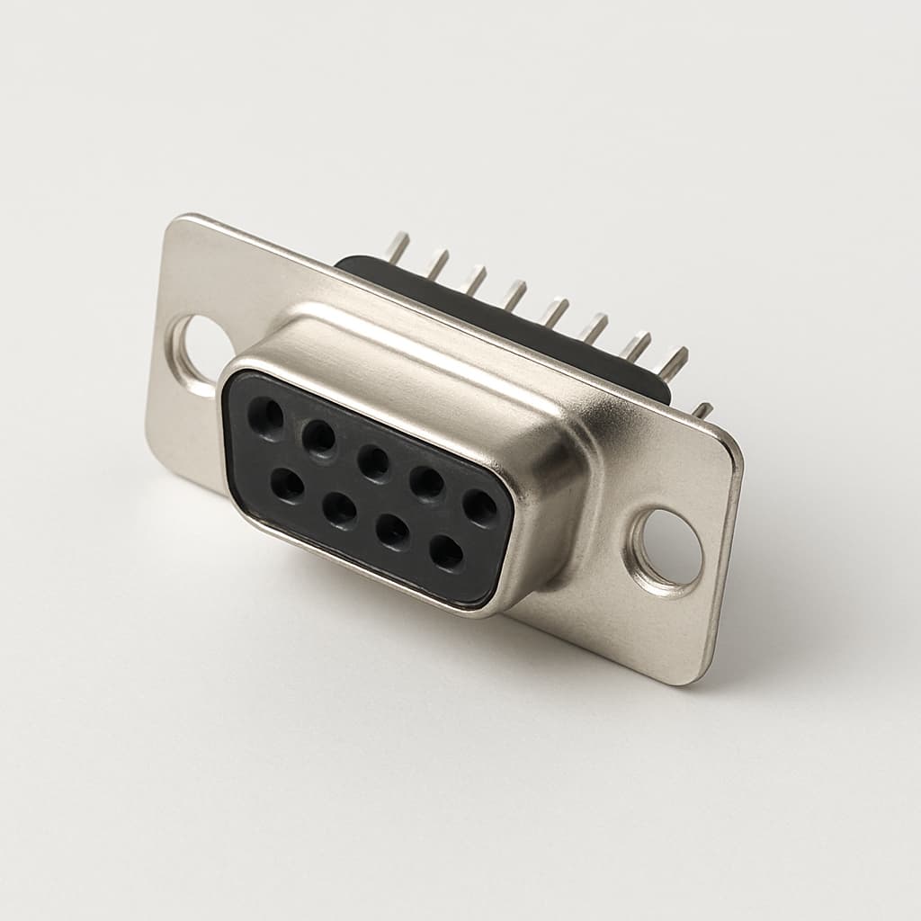 Molex / FCT 1731090460 (F09S1G1-0981) D-Sub PC Receptacle — illustrative AI-generated image