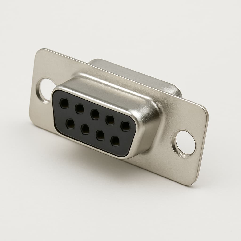 Molex / FCT 1731090357 (F09S1G2-1276) D-SUB Receptacle — illustrative AI-generated image