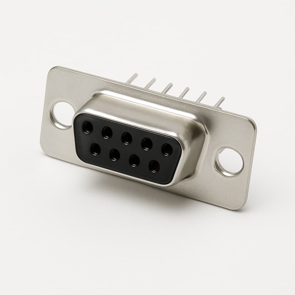 Molex / FCT 1731090452 (F09S1G2-1485) D-Sub Receptacle — illustrative AI-generated image