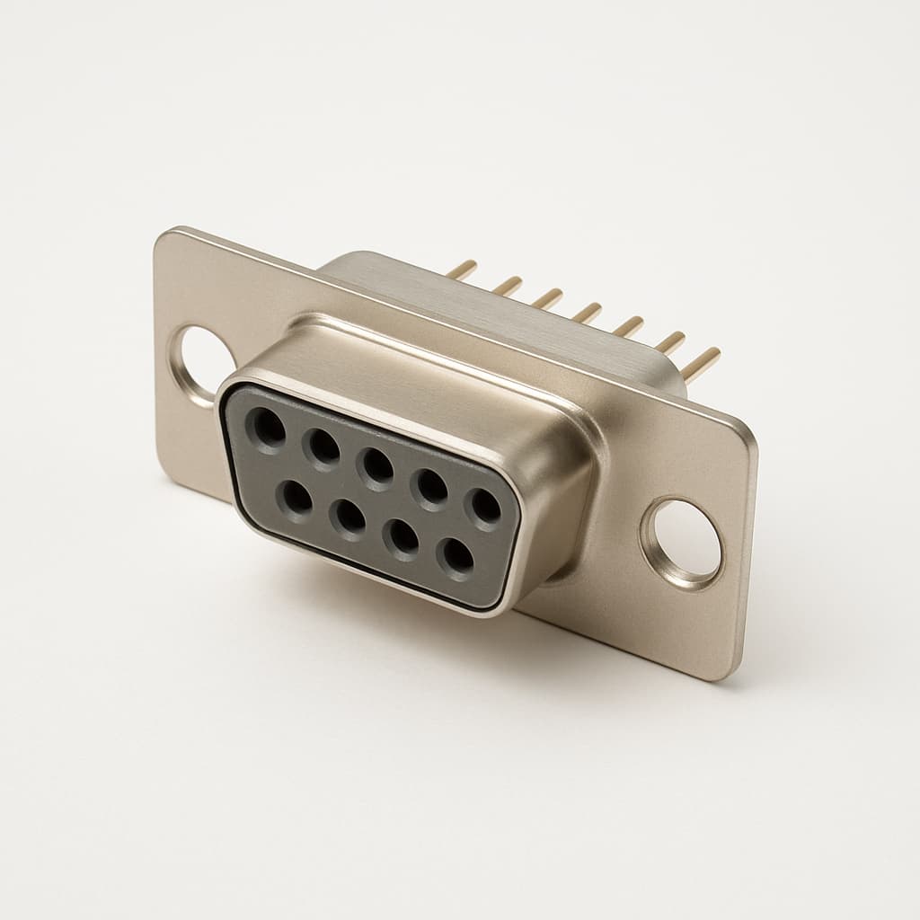 Molex / FCT 1731090854 (F09S1G2-1599) D-SUB Receptacle — illustrative AI-generated image