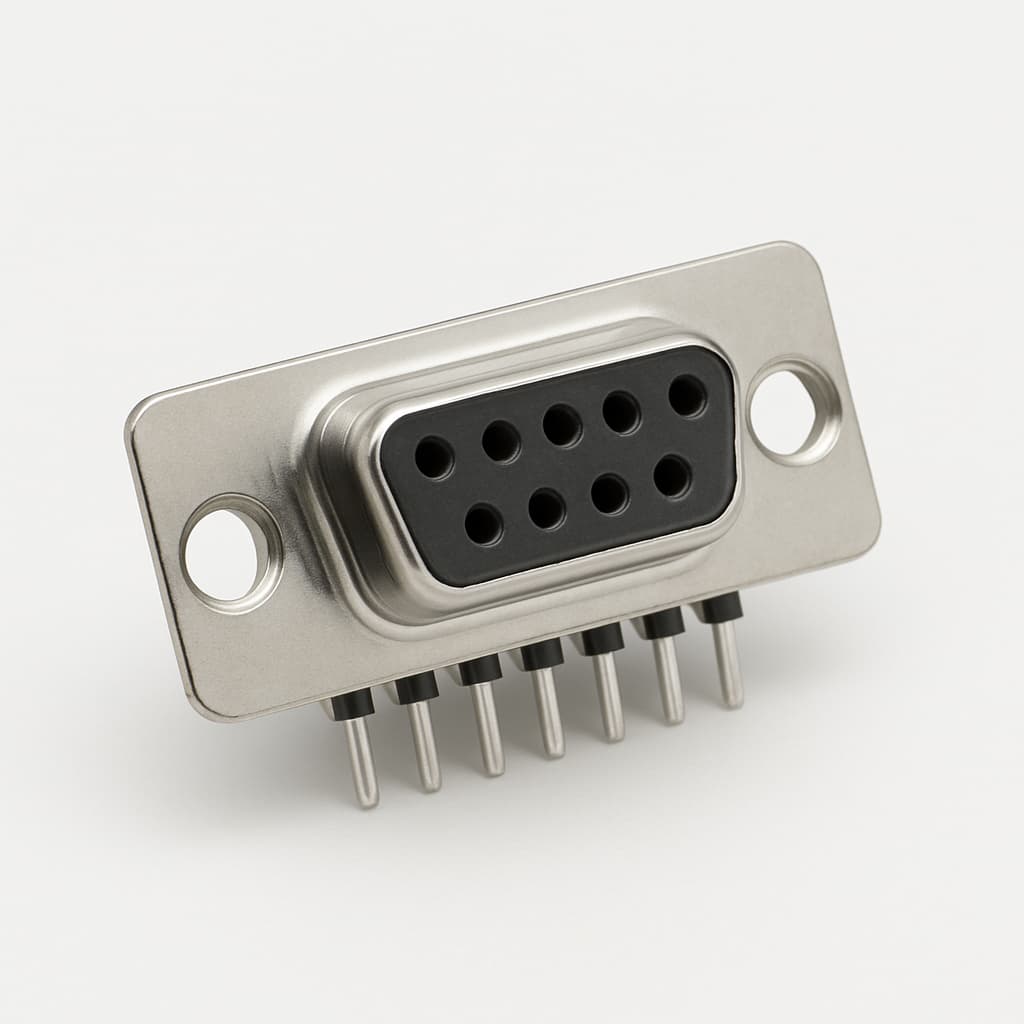 Molex / FCT 1731090583 (F09S1G2-3924) D-Sub Straight PC Receptacle — illustrative AI-generated image