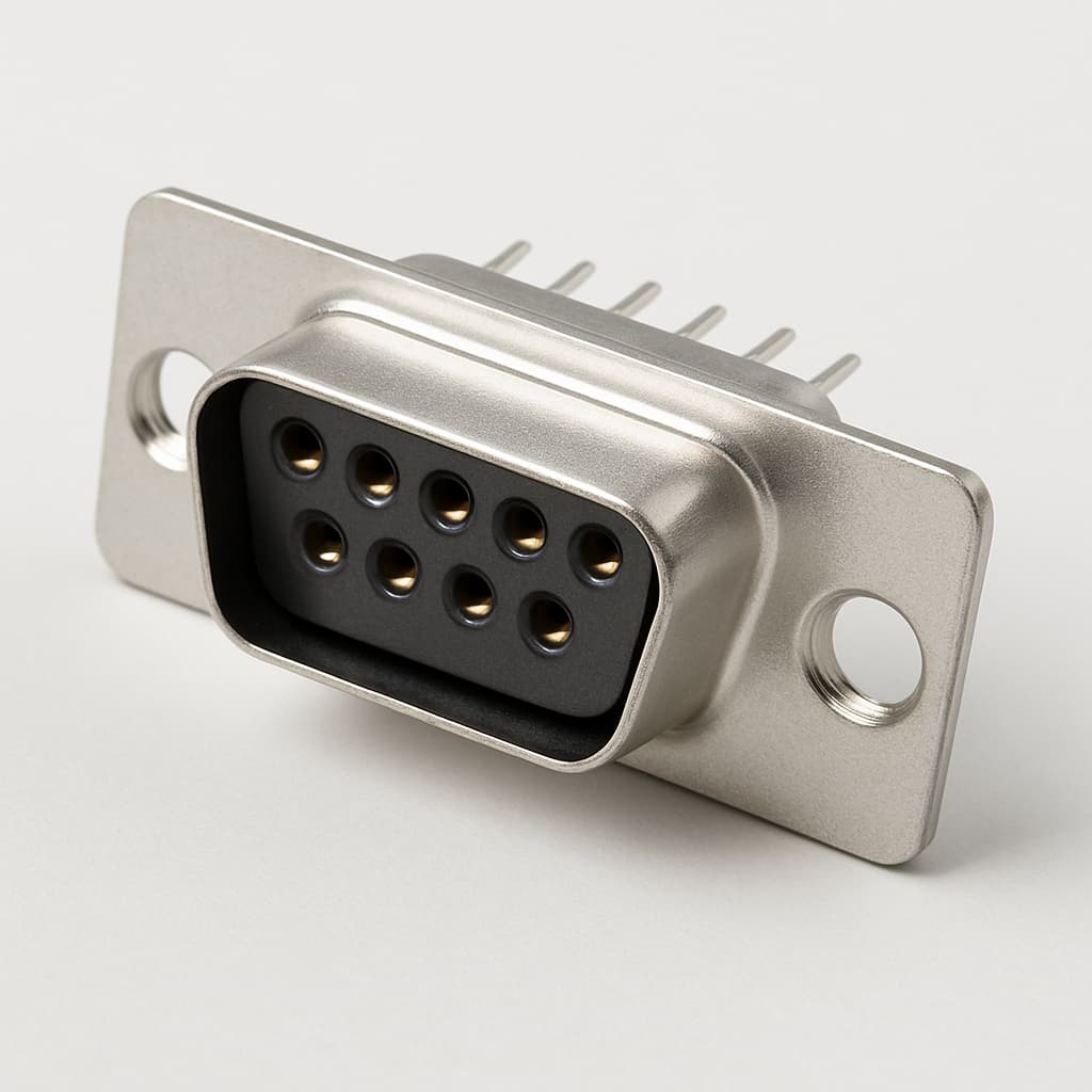 Molex / FCT 1731091952 (F09S1G3-0070) D-SUB Receptacle — illustrative AI-generated image