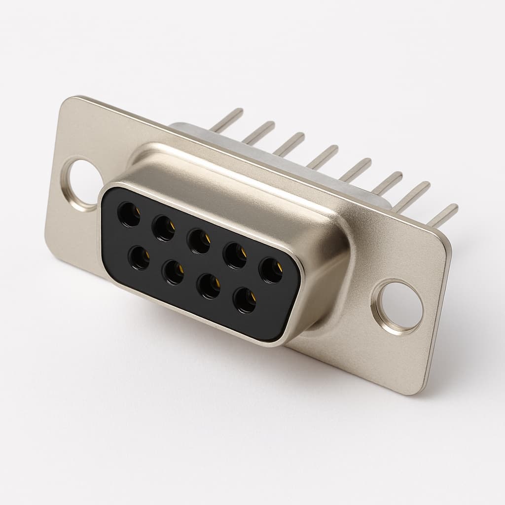 Molex / FCT 1731090161 (F09S1G3-0982) D-SUB Receptacle — illustrative AI-generated image