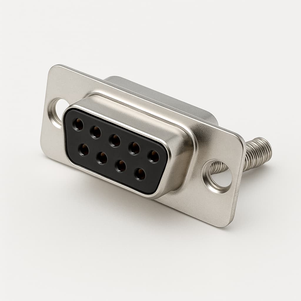 Molex / FCT 1731090410 (F09S24G1-1426) D-Sub Receptacle — illustrative AI-generated image