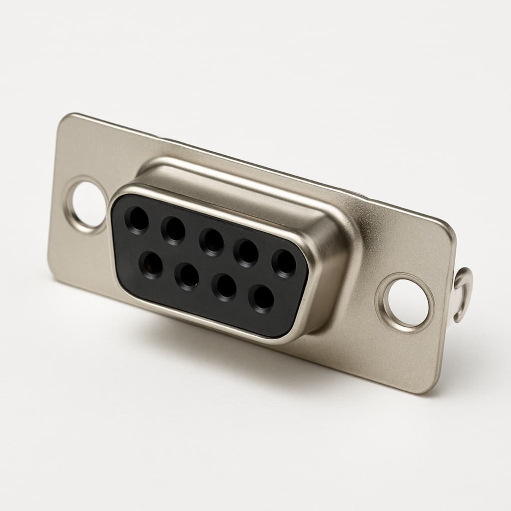 Molex / FCT 1731090282 (F09S26G1-1204) D-Sub PC Receptacle — illustrative AI-generated image