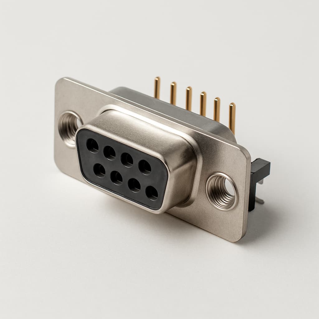 Molex / FCT 1731090819 (F09S45G1) D-SUB Receptacle — illustrative AI-generated image