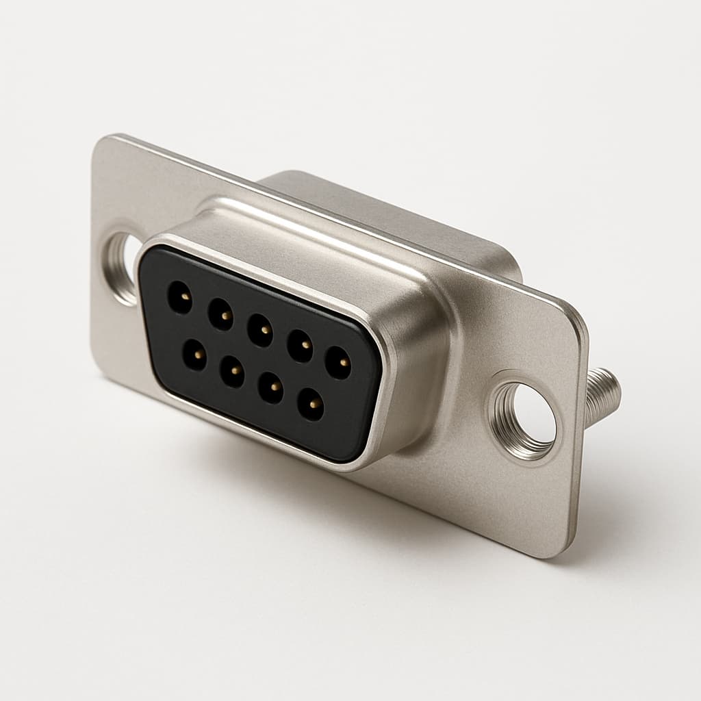 Molex / FCT 1731091809 (F09S5G1-1501) D-Sub — illustrative AI-generated image