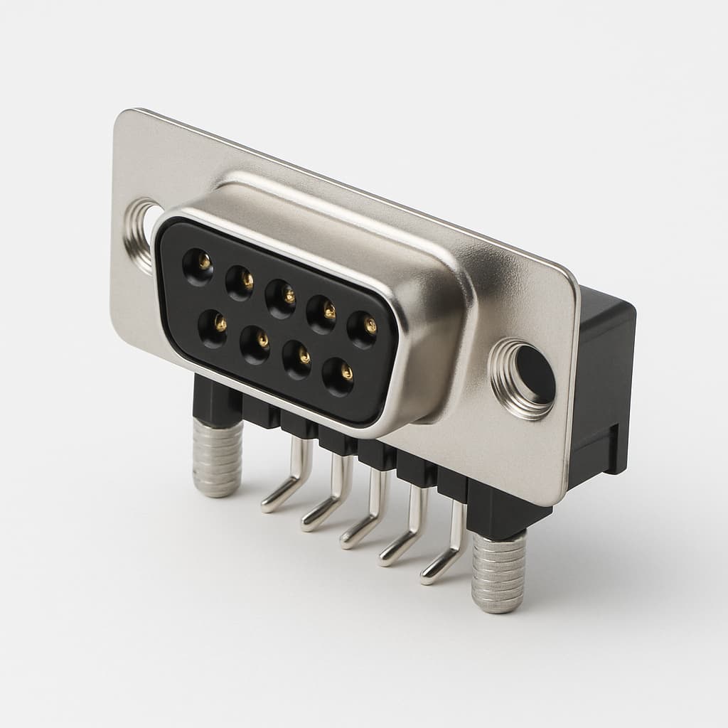 Molex / FCT 1731090839 (F09S5G3-0326) D-SUB Receptacle — illustrative AI-generated image