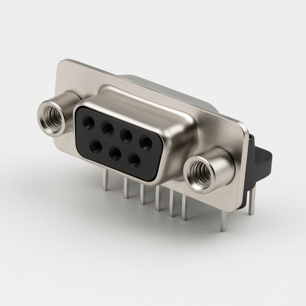 Molex / FCT 1731090219 (F09S5G3-1004) D-SUB Receptacle — illustrative AI-generated image