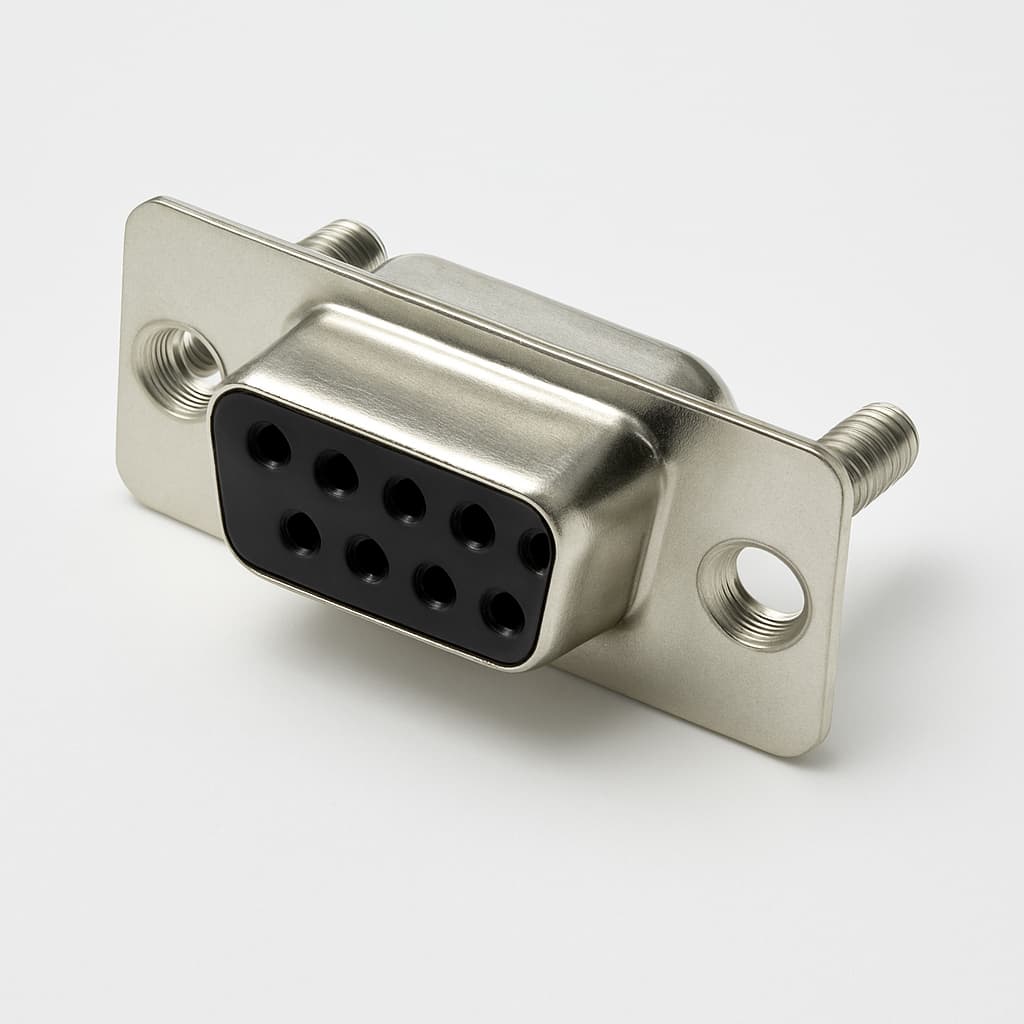 Molex / FCT 1731091230 (F09S65G1-0921) D-Sub Connector — illustrative AI-generated image