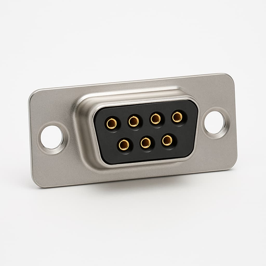Molex / FCT 1731090293 (F09S80G1-1254) D-SUB Receptacle — illustrative AI-generated image